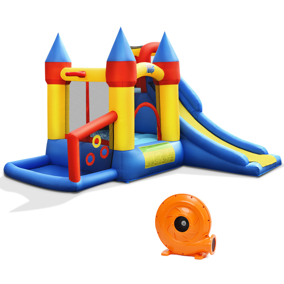 Inflatable House Kids Bouncy Castle Jumping Climbing Slide w/AirBlower