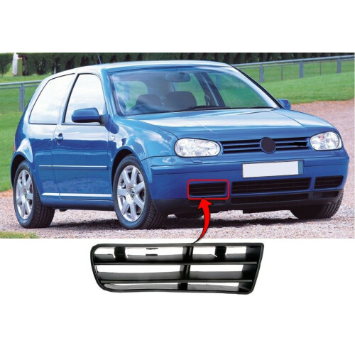 VW Golf Mk4 1998-2004 Front Bumper Fog Grille Driver Side