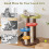 Costway Cat Tree 5-Tier Cat Tower Indoor Mushroom Kitten Activity Center 4