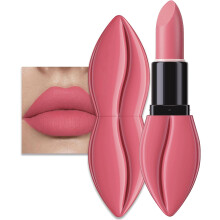 (Pink) Labial Appearance Highly Pigmented Shades LipstickSenior Matte Nude Texture Smooth Intense Color Long Lasting Rich Color for Women