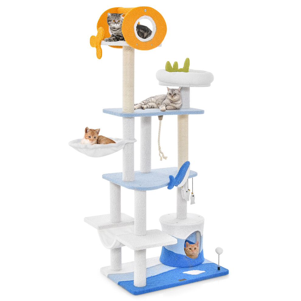 Tall Large Cat Tree Tower Multi-level Cat Activity Center