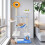 Costway Tall Large Cat Tree Tower Multi-level Cat Activity Center 10