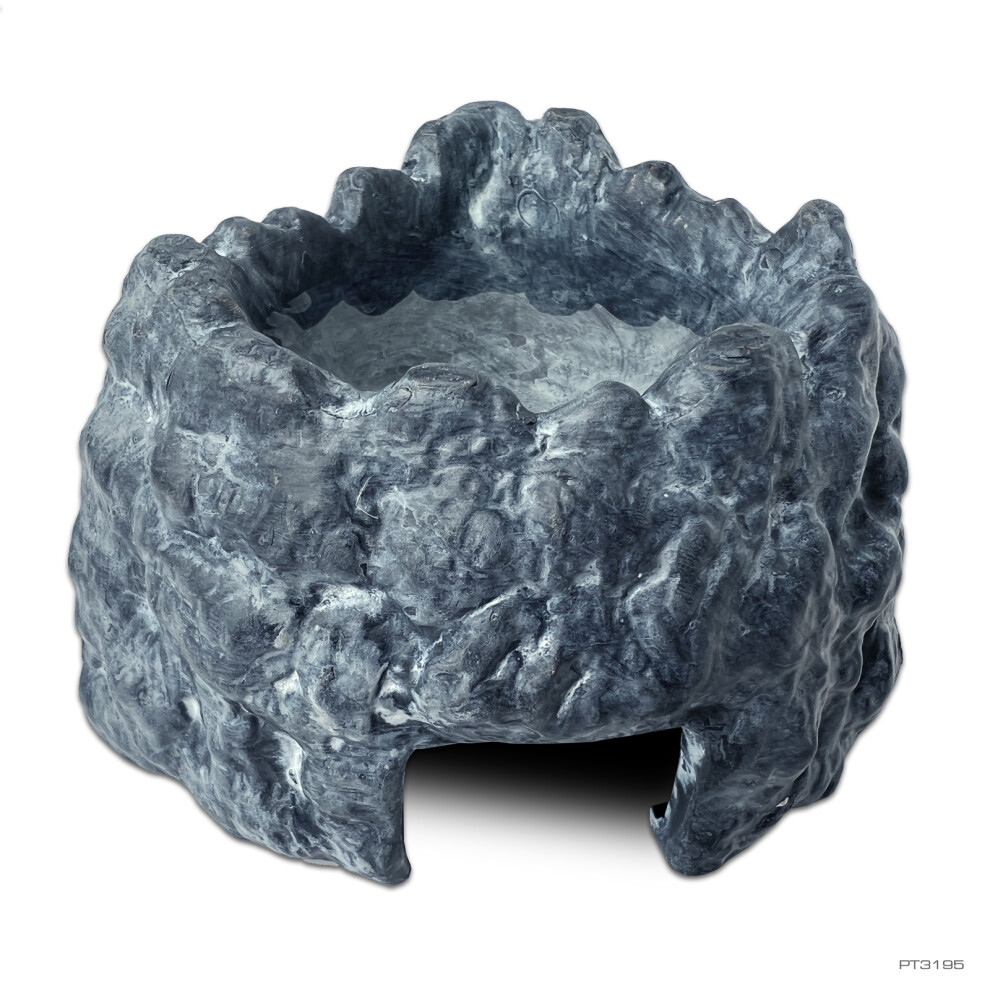 (Small (7.5cm x 13cm x 9.5cm)) Exo Terra Moisture Ceramic Corner Cave