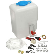 Universal Washer Bottle Tank Kit Pump 12V 1.8L Windshield Wiper System Reservoir