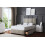 DS Living (King, Cream) Amelia Divan Upholstered Bed with Two Drawers 3