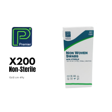 Non Woven Swabs 1920 Non-Sterile 4 Ply 10cm x 10cm Pack of 200 - REF: PM1920