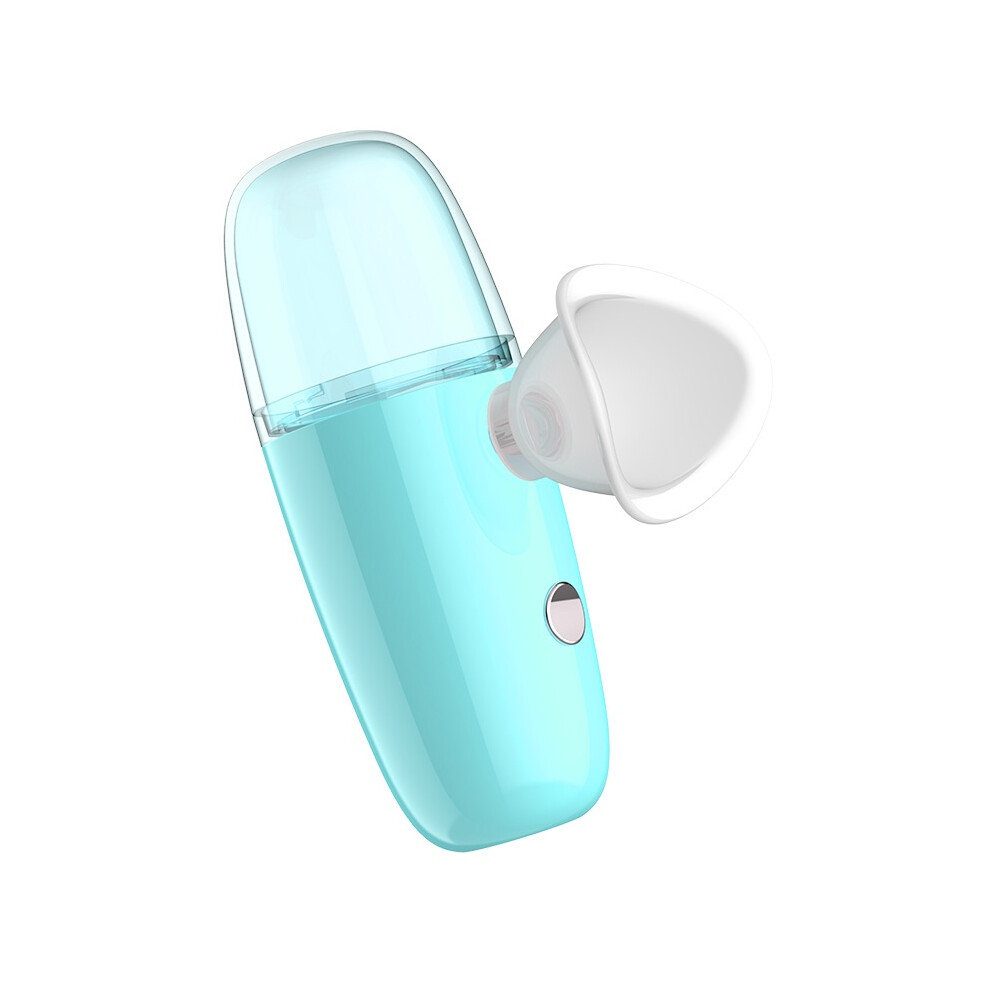 Chronus Green Eyelash Nebulizer Facial Mister Cool Mist Steamer Handy Mist Sprayer Moisturizing & Hydrating For Eyelash Extensions, Usb Rechargeable