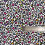 (1 Metre) Multicoloured Funky Leopard 100% Cotton Digital 1