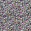 (1 Metre) Multicoloured Funky Leopard 100% Cotton Digital 3