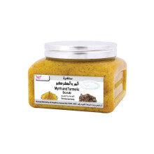 Kuwait Shop Myrrh And Turmeric Scrub Exfoliating and Revitalizing Blend for Radiant Skin 250grams