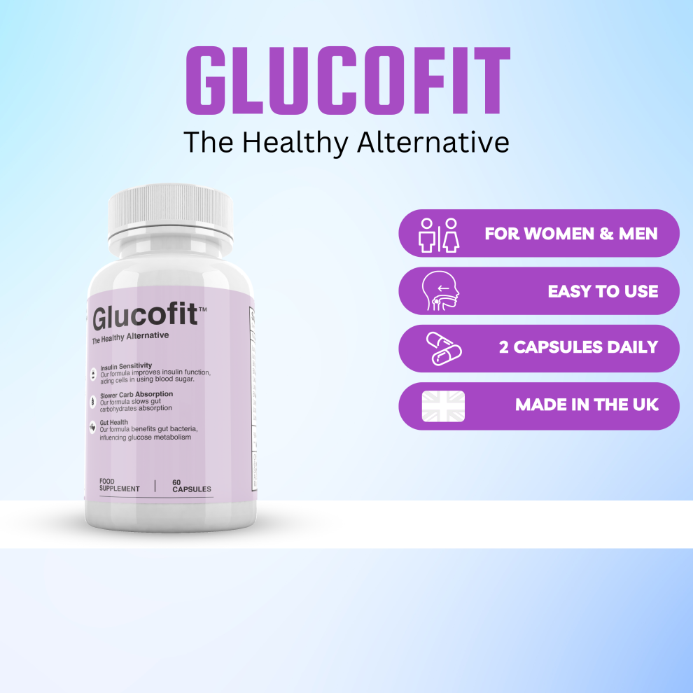 GlucoFit- Weight Management Capsules - 1 Month Supply [ 1 Bottle ]