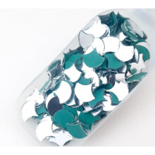 ((30g Diya Shaped (10mm x 10mm)) Mosaic Mirror Tiles Shisha Craft and Indian Style