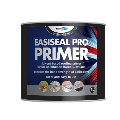 1L Easiseal Pro Primer Solvent Roofing Primer Waterproofing Compound