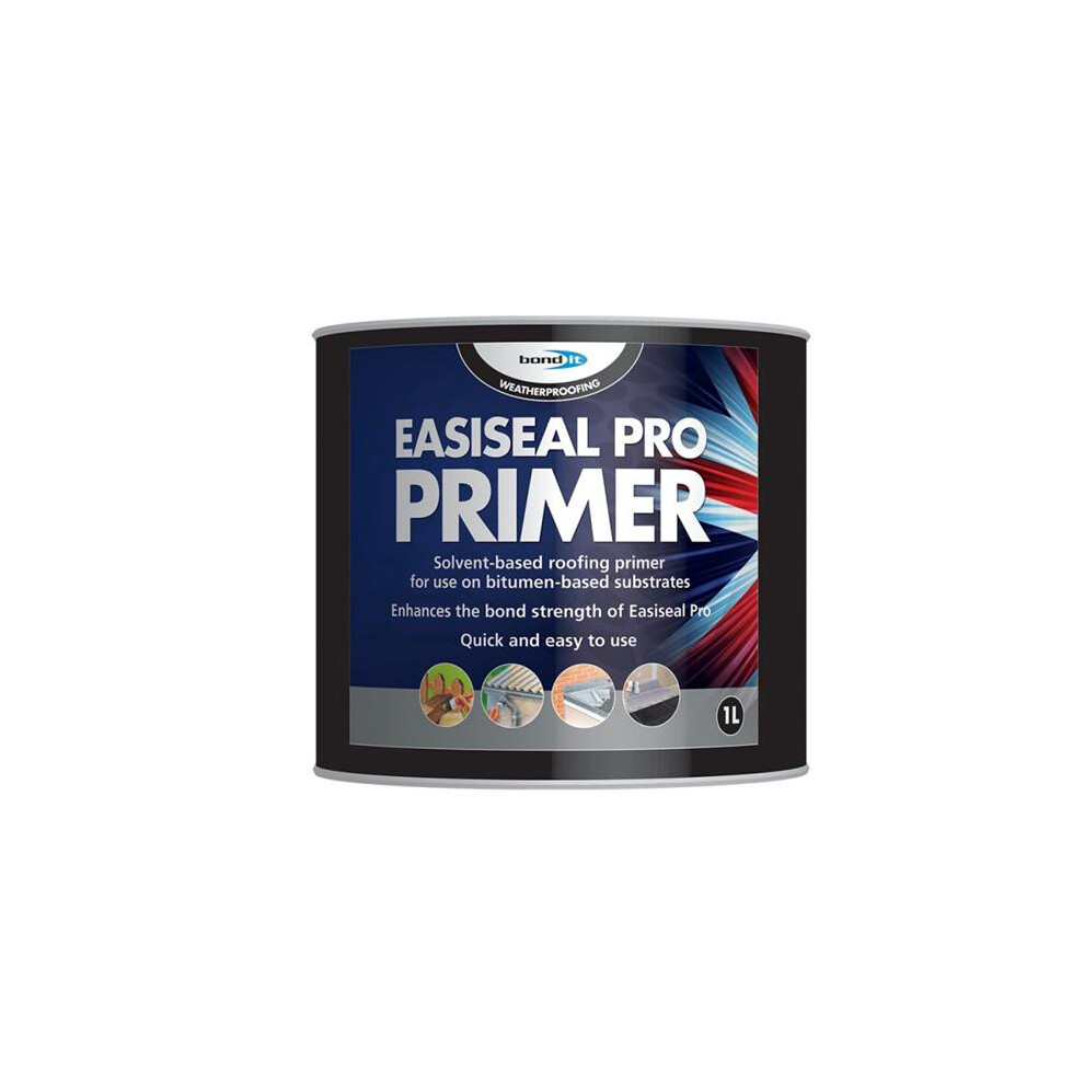 1L Easiseal Pro Primer Solvent Roofing Primer Waterproofing Compound 5056437400802