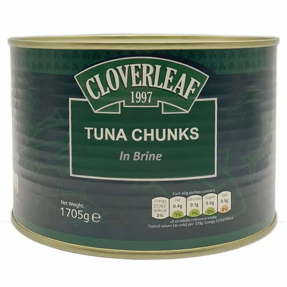 Cloverleaf Tuna Chunks in Brine Can Pack 1.705kg