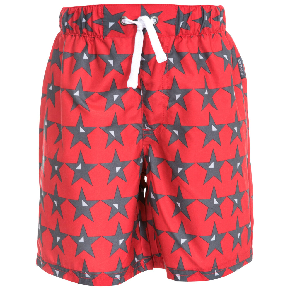 (5-6 Years, Red) Trespass Boys Summer Shorts Inner Mesh Pant Hitter