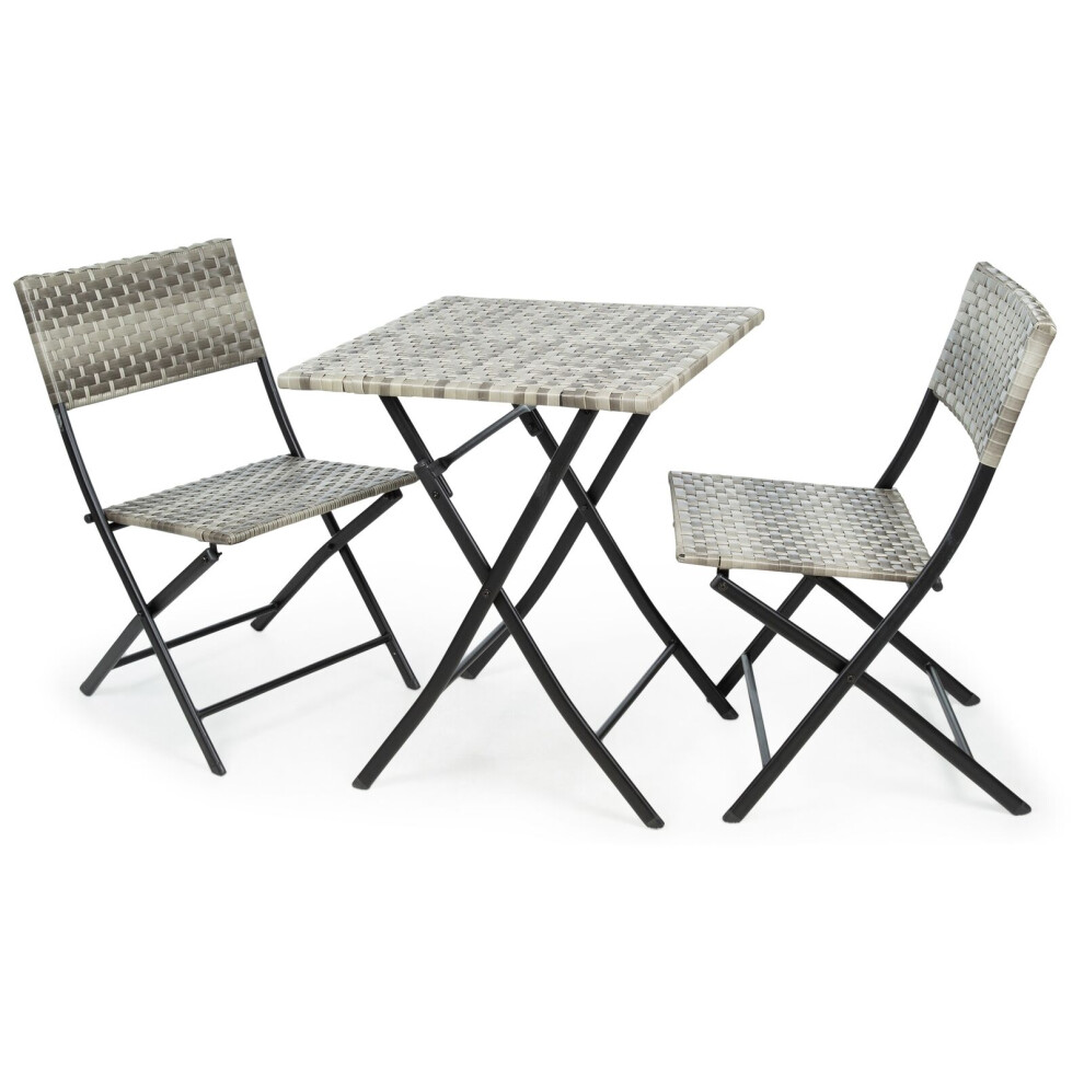 Trespass Rattan Garden Set 3 Piece Table Chairs