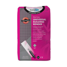Bond it Universal Building Render One Coat Pre-Mixed Cement Grey 25kg