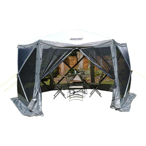 Maypole Pop Up Screen House, Instant Gazebo Tent - 6 Sided