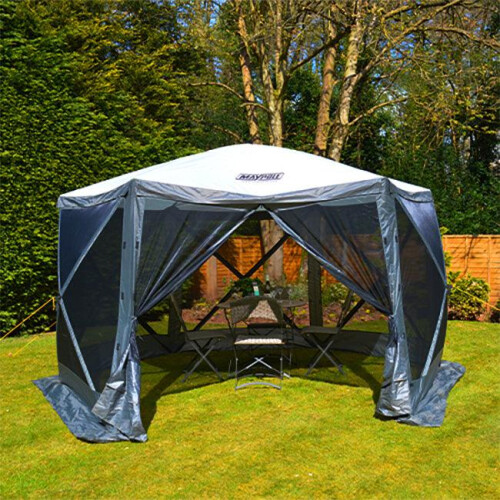 Maypole Pop Up Screen House, Instant Gazebo Tent - 6 Sided 1