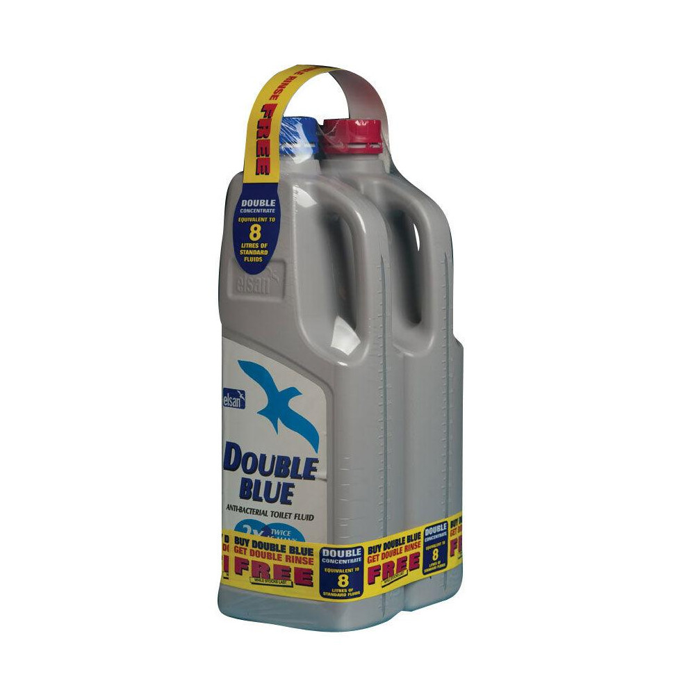 Elsan Double And Rinse Toilet Chemical Twin Pack Blue