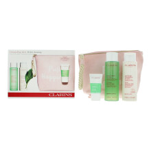 Clarins Perfect Cleansing Combination to Oily Skin 4 Piece Gift Set For Women