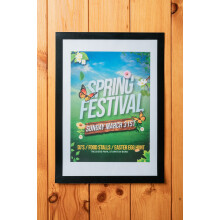 Pelltech A3 Self Adhesive Display Frames Black Pack 5