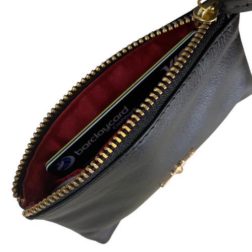 BEE COIN PURSE  - BLACK 2