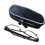 (Black/Grey) Luxury soft Leather unisex DOUBLE Glasses case 2