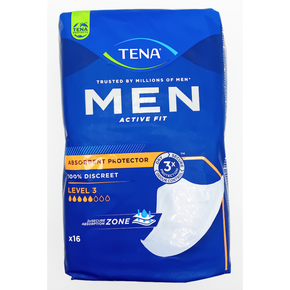 TENA Men Level 3 Pack of 16(Needs Expiry) - REF: SCAHP750830-11SK