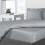 (Single, Grey) Easy Care Hotel Quality Cotton Super Soft Deep Bedsheet 3