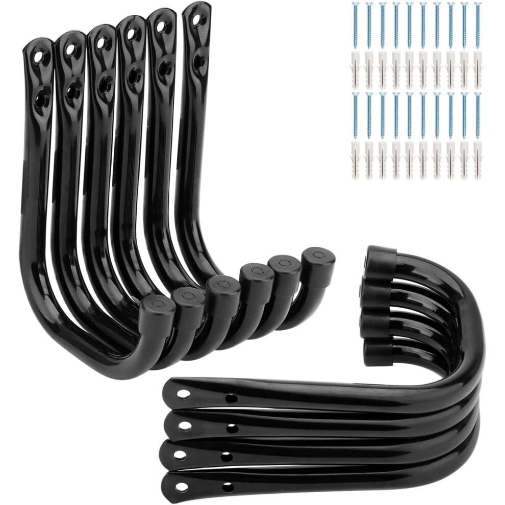 10-Pack Heavy-Duty Garage Storage Hooks | Wall Mount Utility Hangers