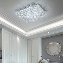 Modern Square Crystal LED Ceiling Light