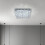 Living And Home Modern Square Crystal LED Ceiling Light 2