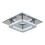 Living And Home Modern Square Crystal Ceiling Light with Chrome Finish 4