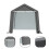 Living And Home (6x6FT) Garden Galvanized Tube Storage Shed 7