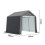 Living And Home (6x6FT) Garden Galvanized Tube Storage Shed 8