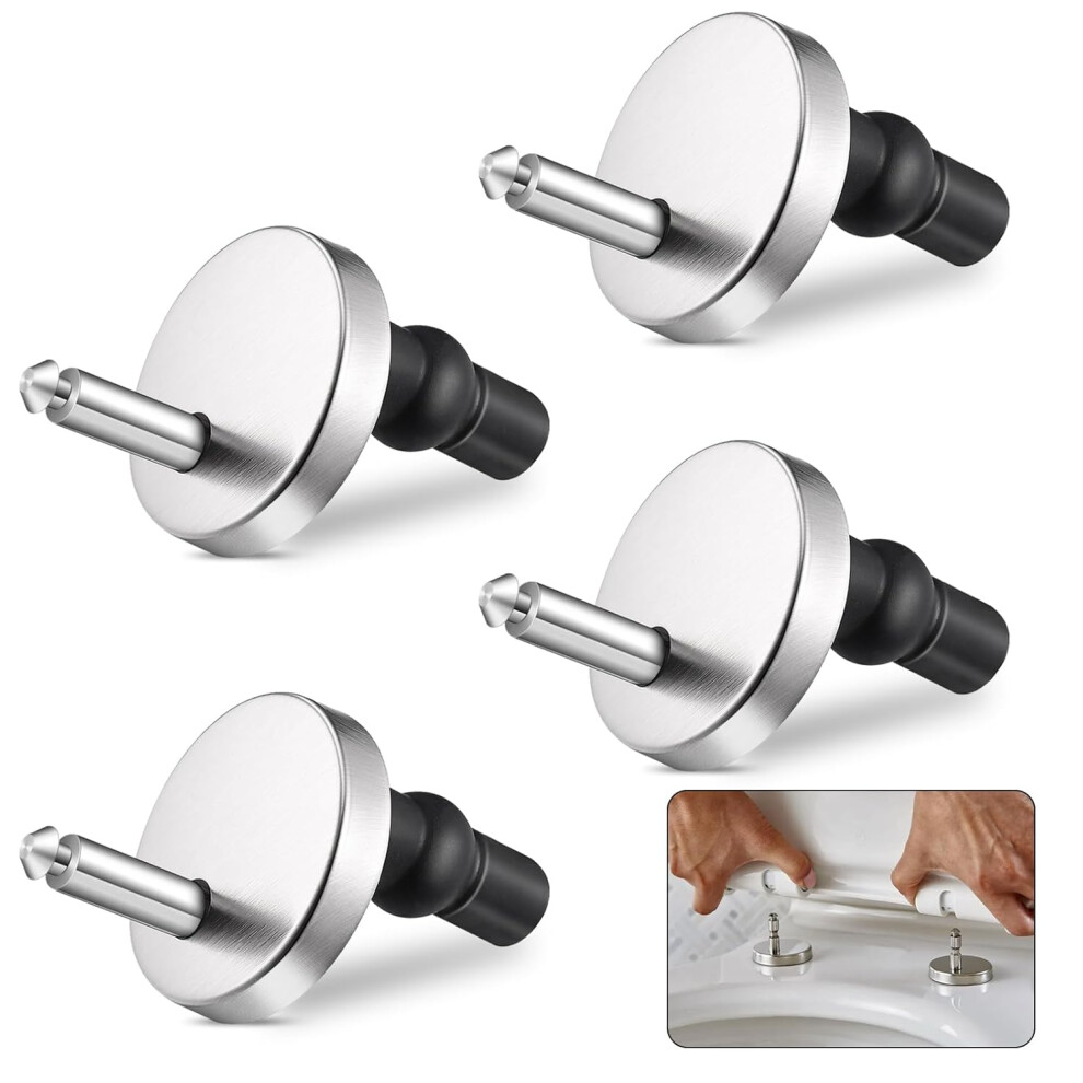 4-Piece Quick-Release Toilet Seat Bolts & Screws Set