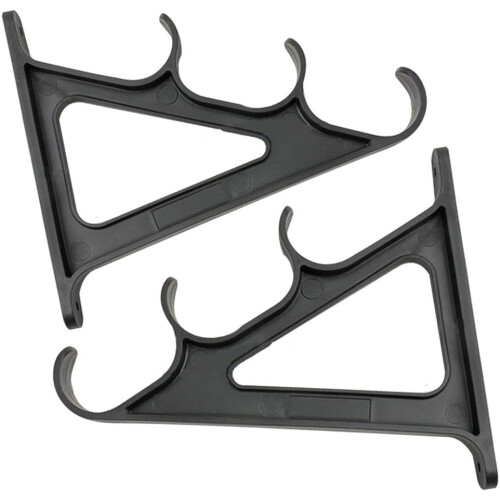 Horizontal Wall Rod Holder for 3 Fishing Rods 1