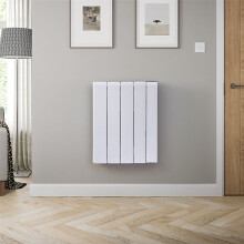 (White, 1000W) Electric Ceramic Panel Heater with LCDScreen&Timer