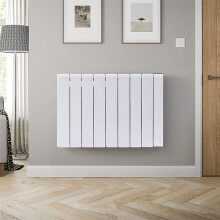 (White, 2000W) Electric Ceramic Panel Heater with LCDScreen&Timer