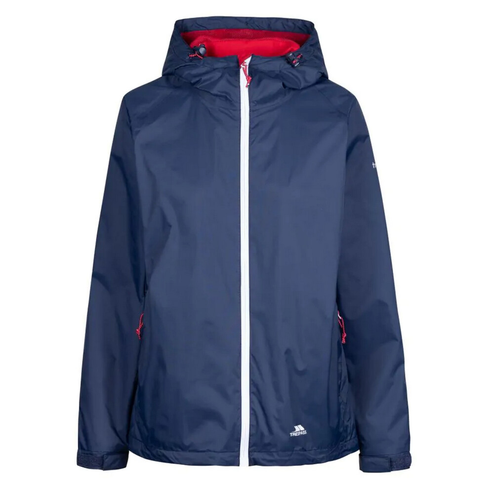 Women's Trespass Womens/Ladies Tayah II Waterproof Shell Jacket - Navy - Size: 18/16