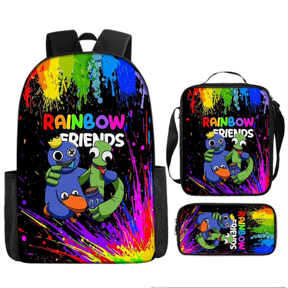 Photos - Backpack (1) Children Rainbow Friends School Bag Kid Cartoon  Boy Student Travel Gift Not,Specified