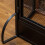Homcom HOMCOM 3-Panel Folding Freestanding Fireplace Screen with Door Metal Mesh, Black 7