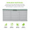Living And Home (Green+Light Grey) 290L Plastic Outdoor Garden Tool Storage Deck Box with Wheels 7