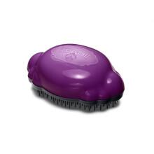 Knot Genie Entwirrungs-Haarbrste fr Kinder (Puff of Purple) | Perfekte Entwirrungsbrste fr lockiges Haar. Trennt Verfilzungen sanft und hinterls