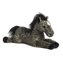 Aurora? Adorable Flopsie? Jack? Stuffed Animal - Playful Ease - Timeless Companions - Gray 12 Inches