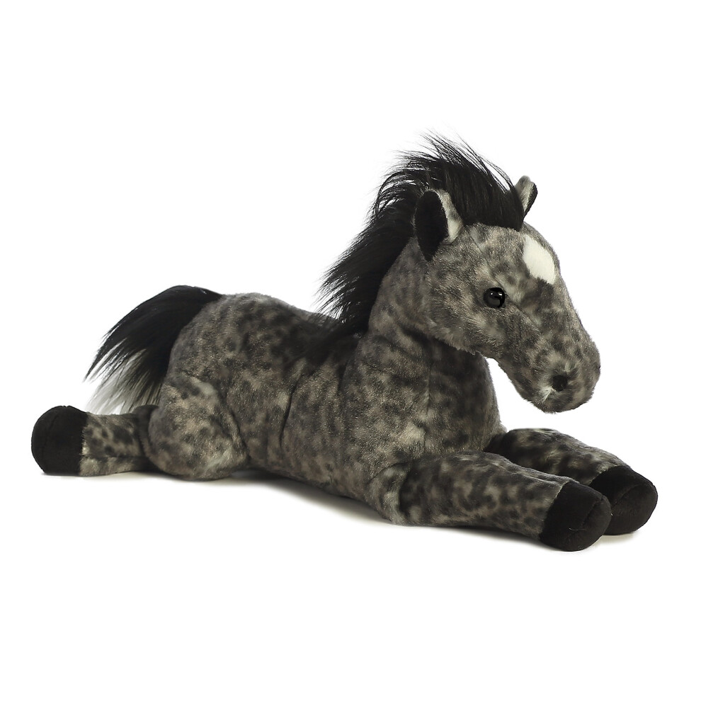 Aurora? Adorable Flopsie? Jack? Stuffed Animal - Playful Ease - Timeless Companions - Gray 12 Inches