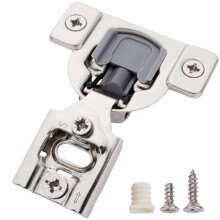 DecoBasics 20 Pacote 1/2 polegada Dobradiças de Fechamento Suave para Armários de Cozinha