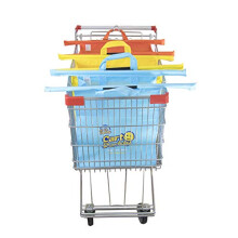 Scrub Daddy Trolley Bags for Grocery Shopping Cart - Cart Daddy - Reusable Shopping Bags Set of 3 - Eco-Friendly, Color-Coded, Easy Organization, Comp